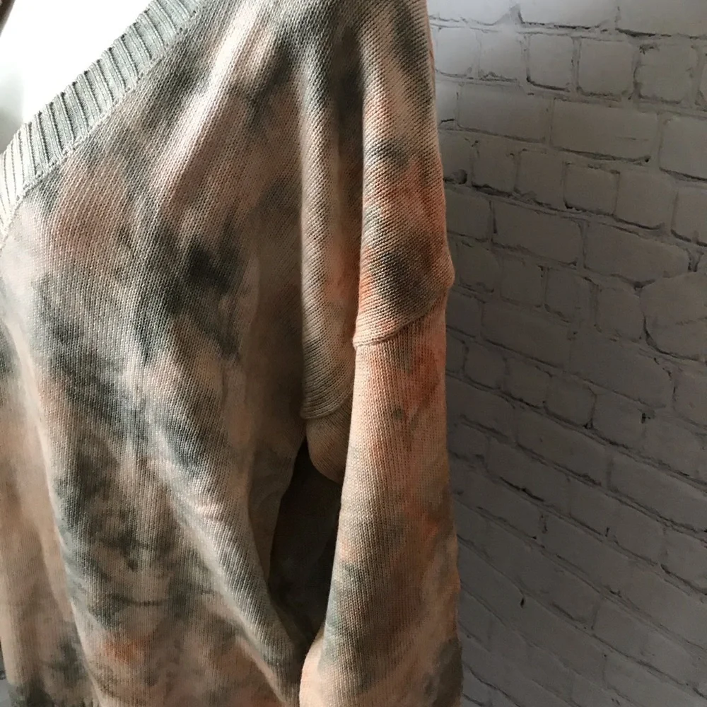 TIE DYE V NECK SWEATER URBAN OUTFITTERS